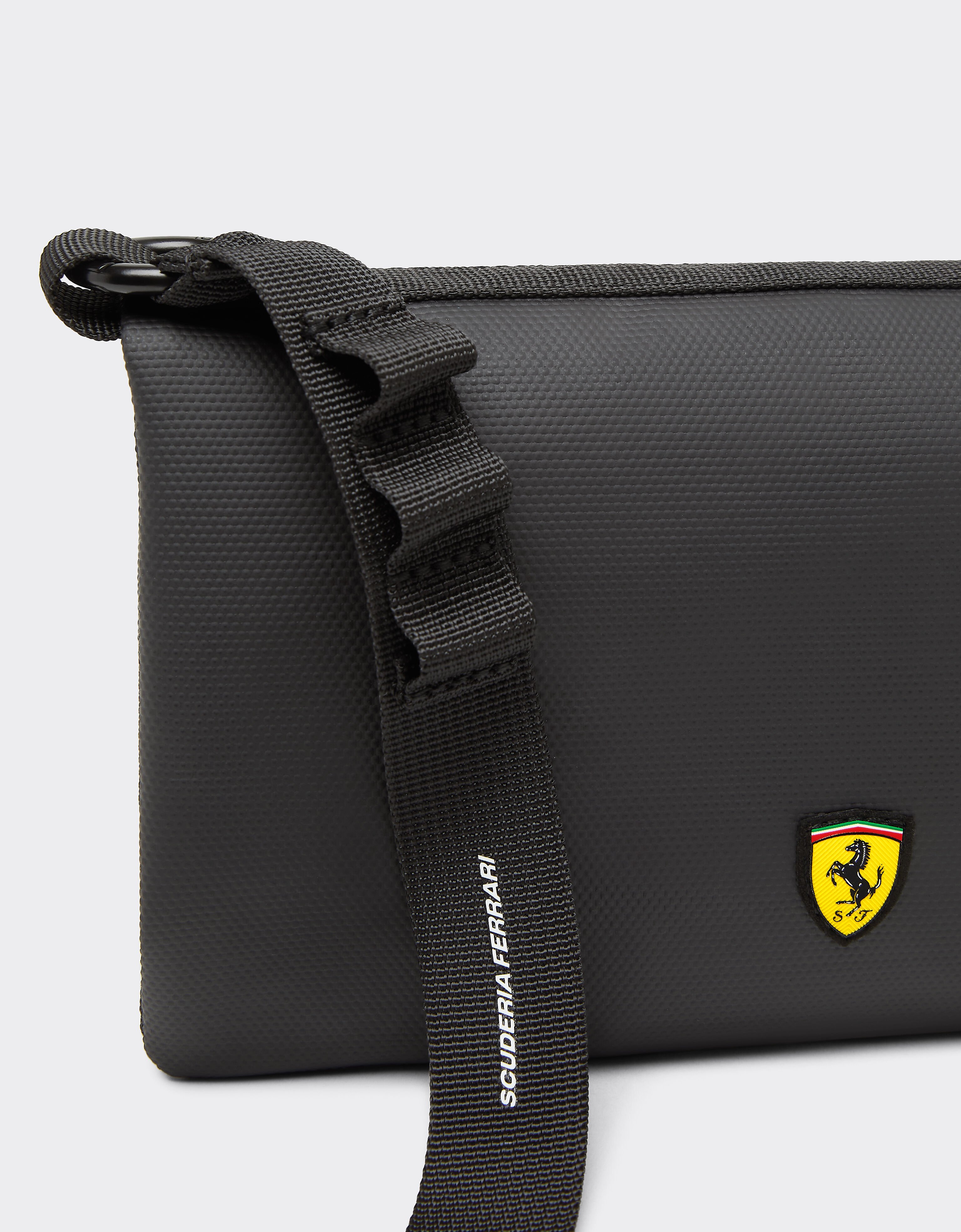 Crossbody bag with Ferrari Scudetto in Nero | Ferrari®