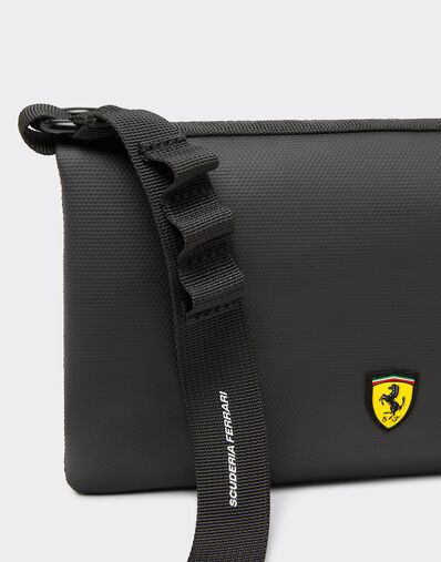  Crossbody bag with Ferrari Scudetto Nero SBNBP0017HMM0032f