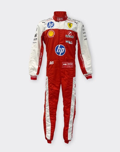 Ferrari Scuderia Ferrari Leclerc Replica racing overalls for the 2026 Austin Grand Prix Racing Red LW0JU4120EXT0001f
