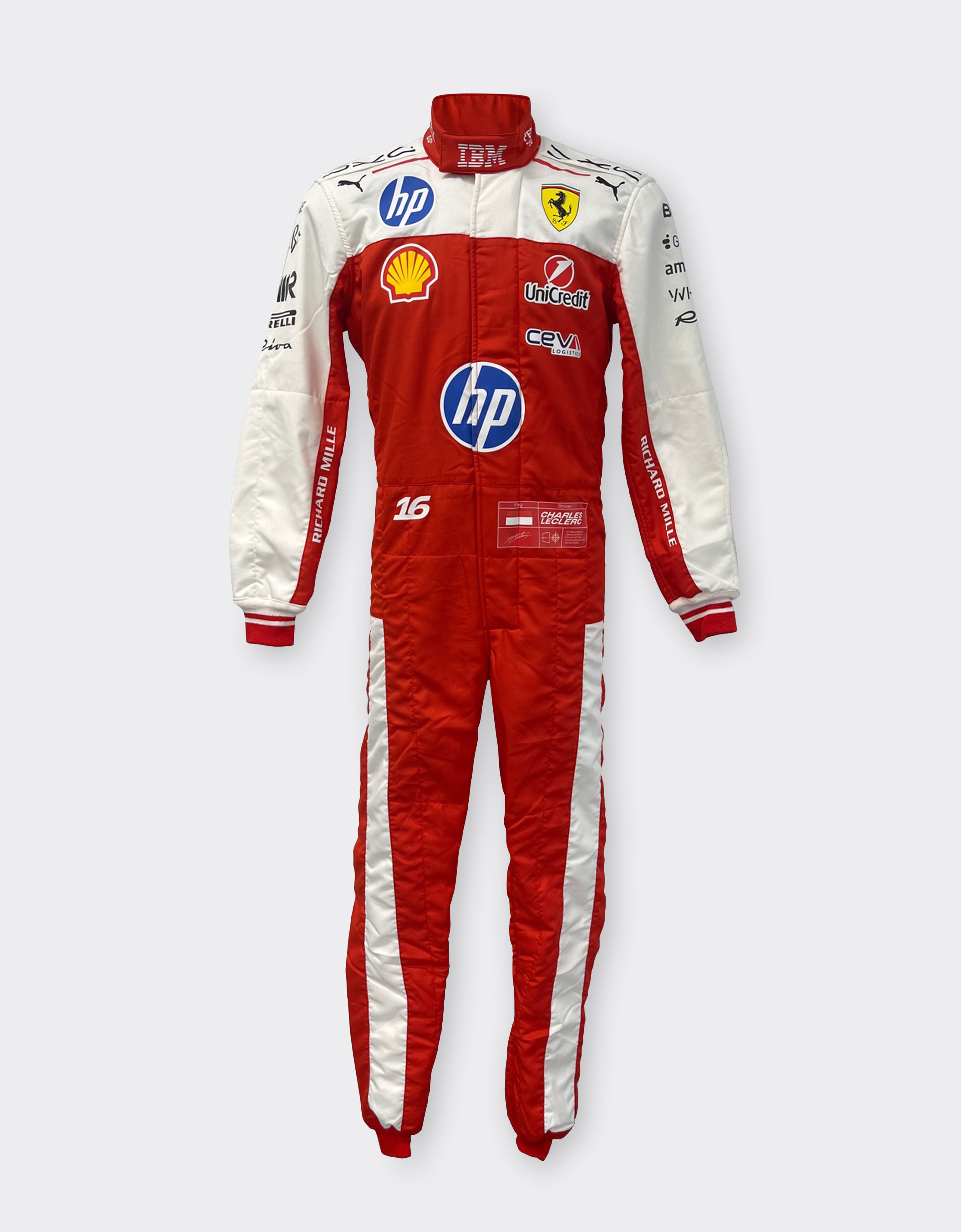 Combinaison de course Leclerc Replica Scuderia Ferrari pour le Grand Prix d'Austin 2026 Ferrari Combinaison de course Leclerc Replica Scuderia Ferrari pour le Grand Prix d'Austin 2026 Rouge Racing LW0JU4120EXT0001f