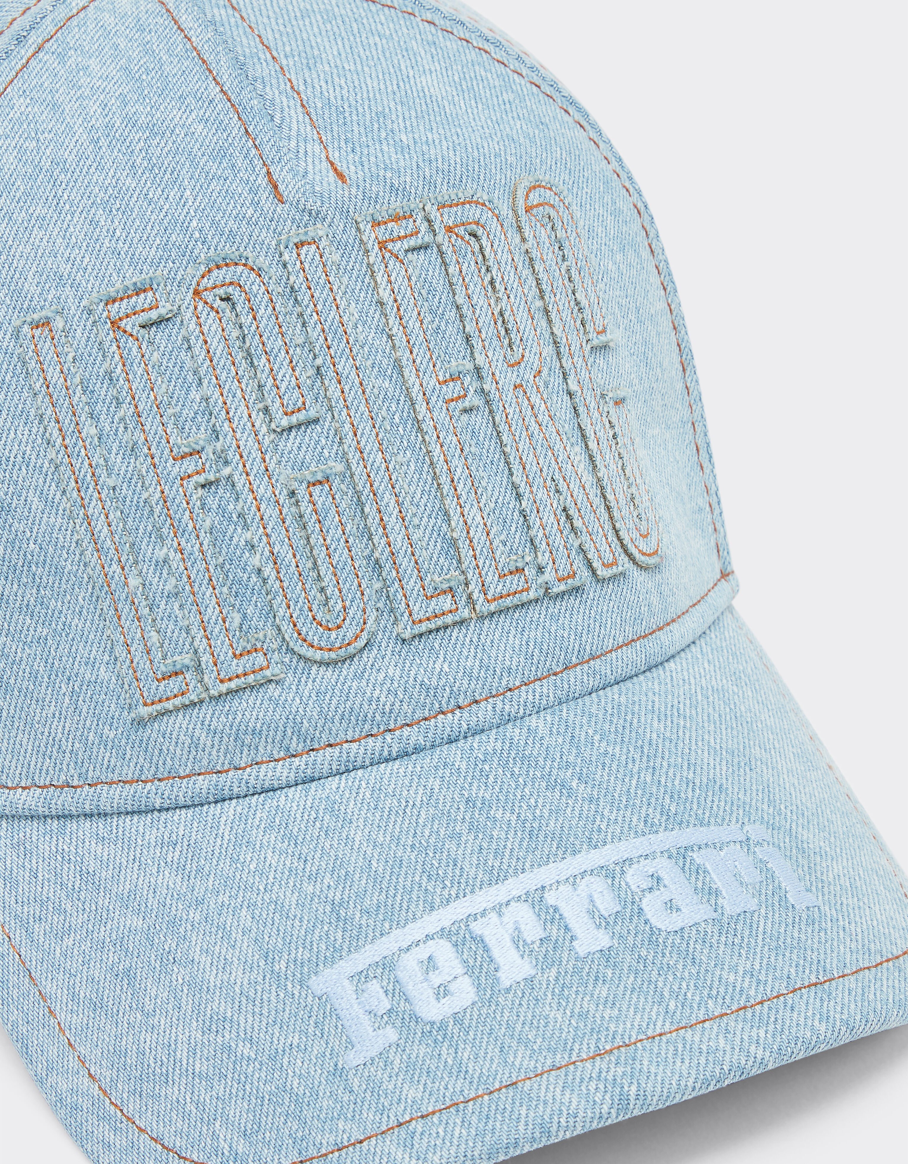 Ferrari Gorra vaquera Ferrari x Charles Leclerc Denim claro 22296f