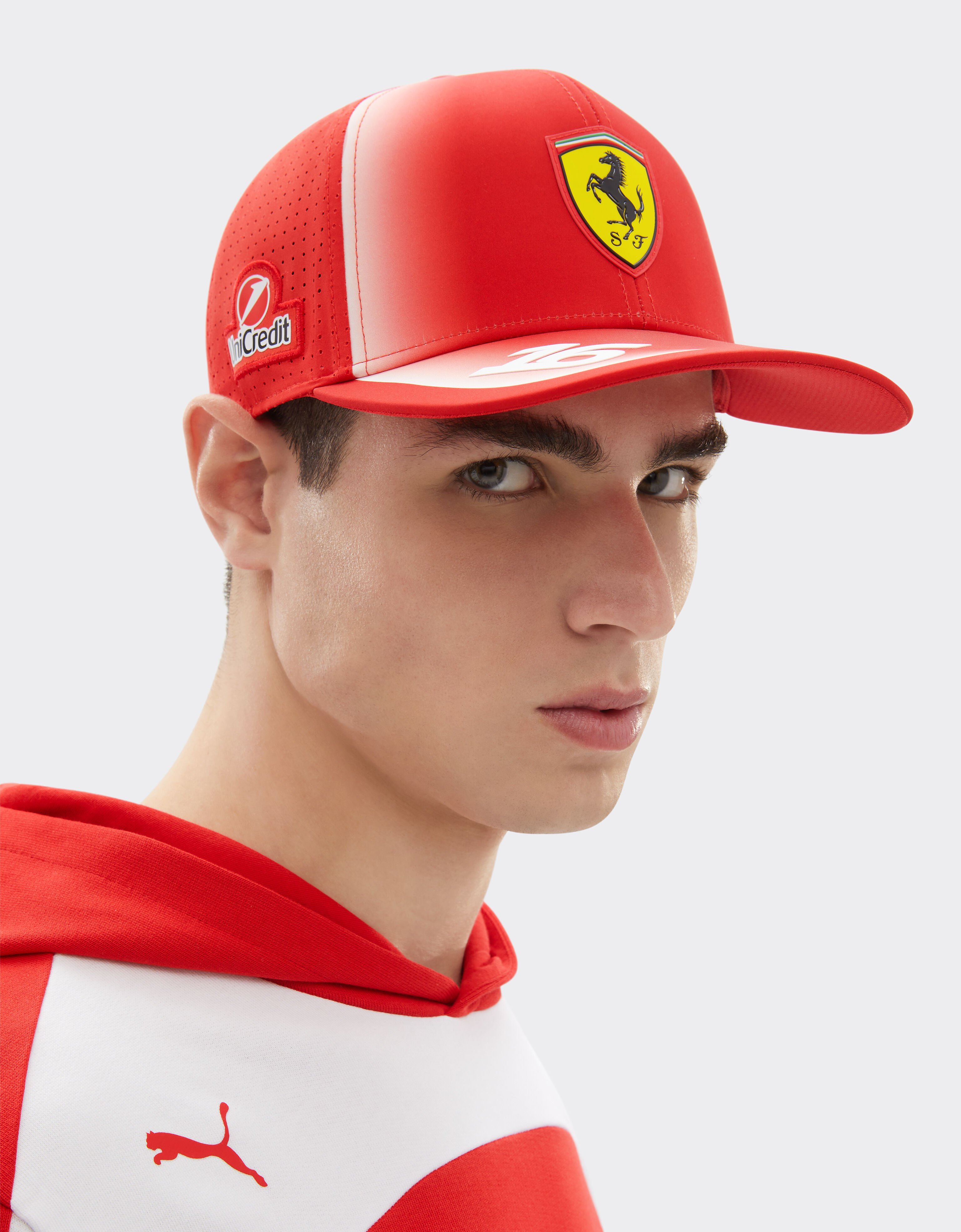 Ferrari Casquette de baseball Leclerc Replica 2026 Puma pour Scuderia Ferrari HP Rosso LA0HOf