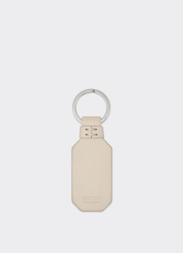 Leather keychain with prancing horse Ferrari Leather keychain with prancing horse Chalk 49222f