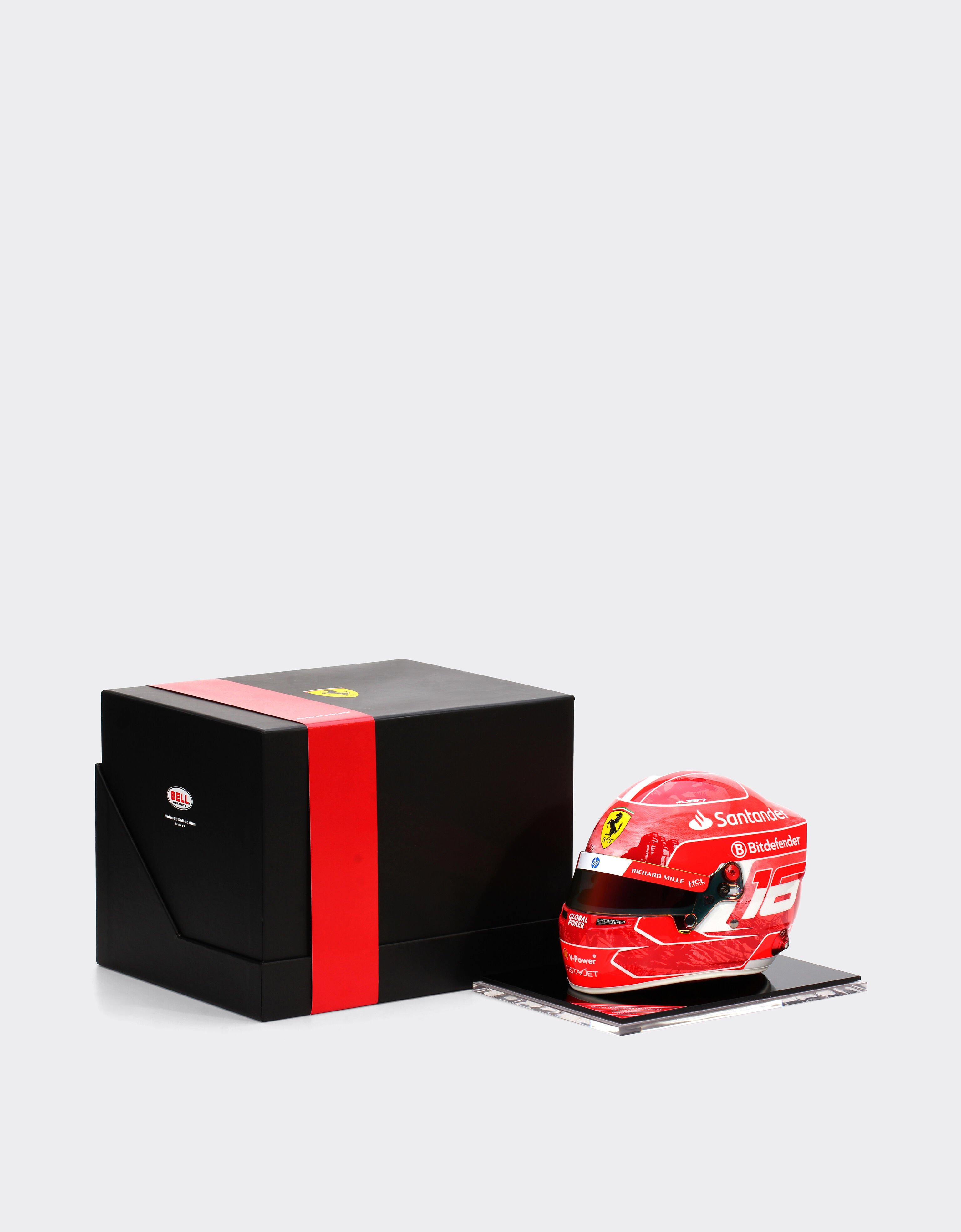 Ferrari Charles Leclerc Las Vegas 2024 Special Edition mini helmet in 1:2 scale MULTICOLOUR F1611f