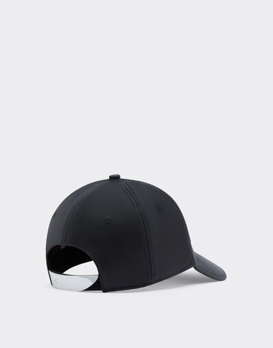 Ferrari Baseball cap in nappa leather with Ferrari logo Black 21748f