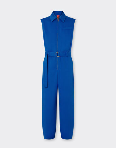 Ferrari Mono de gabardina de algodón Azul Klein 21787f