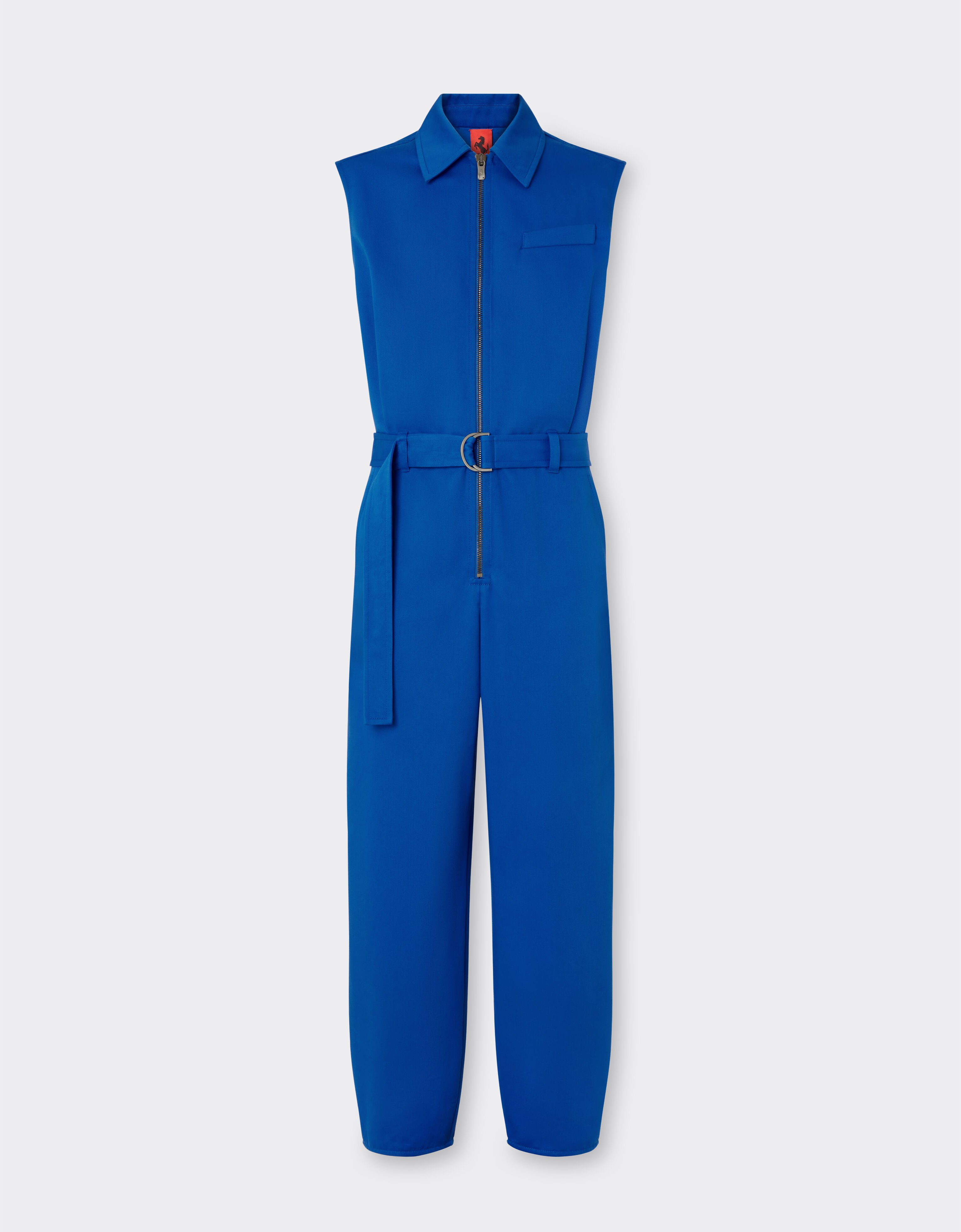 Ferrari Jumpsuit in cotton gabardine Klein Blue 21787f