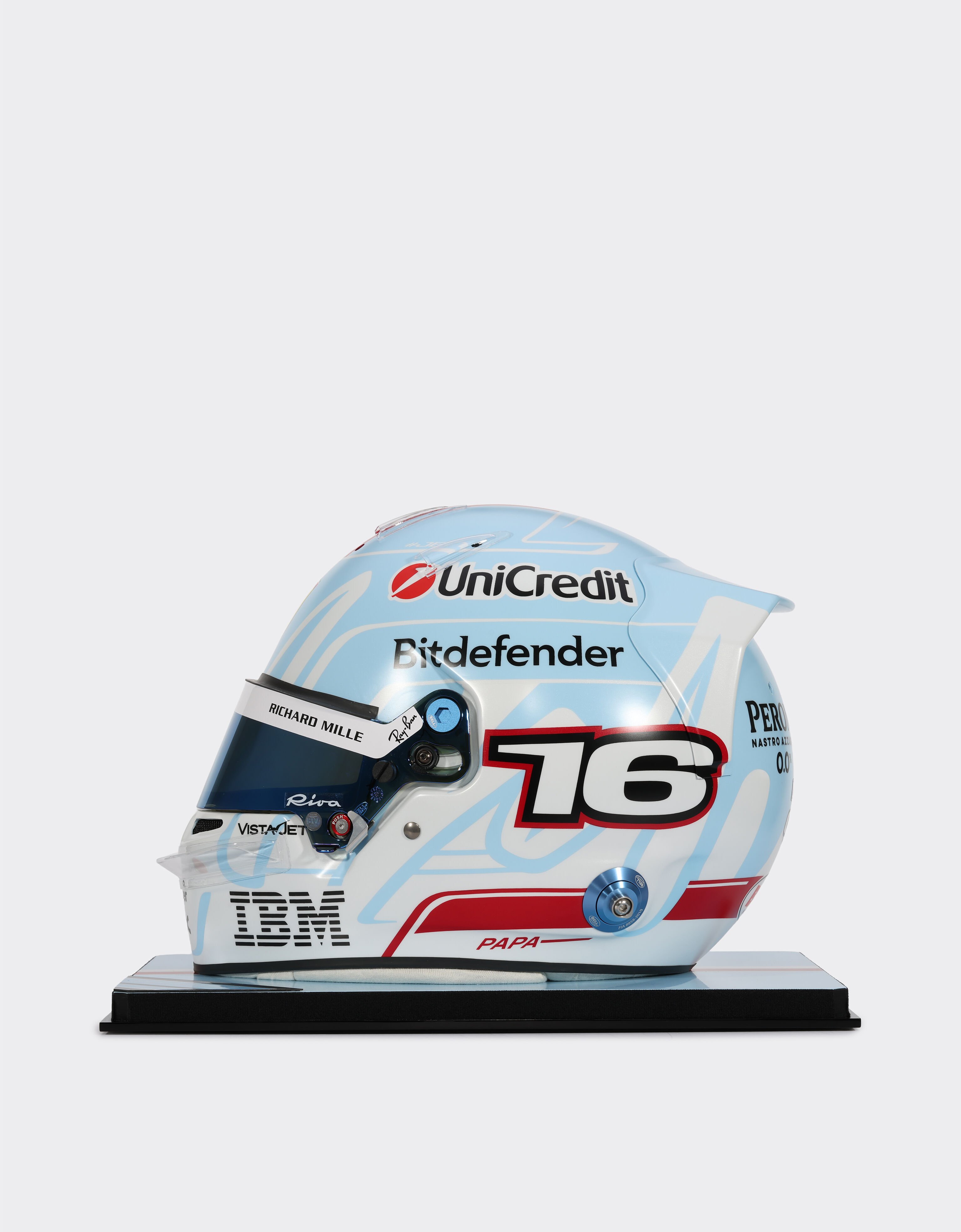 Ferrari Casco Charles Leclerc Miami Special Edition 2026 in scala 1:1 Multicolore LA0MJf