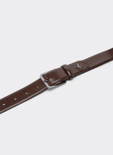 Ferrari Leather belt Espresso 49261f