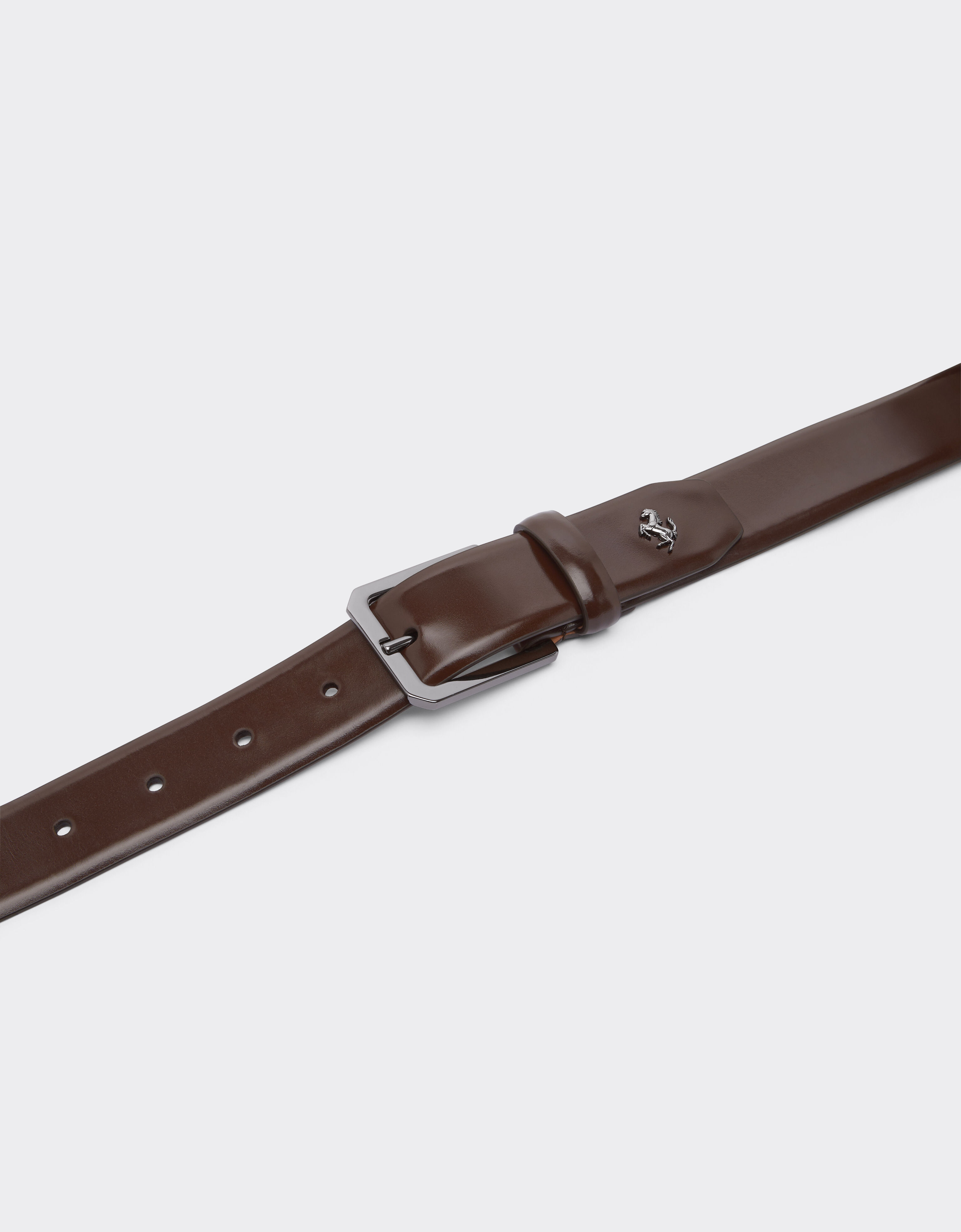 Ferrari Leather belt Espresso 49261f