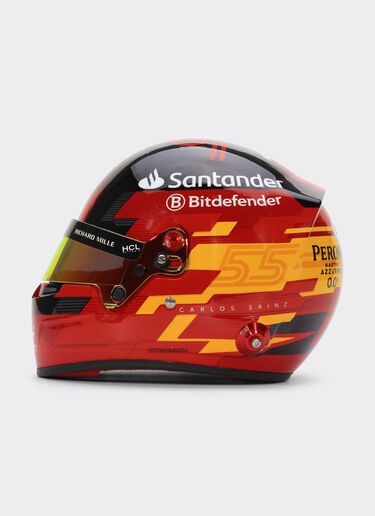 Ferrari 2024 Carlos Sainz helmet in 1:1 scale Red F1343f