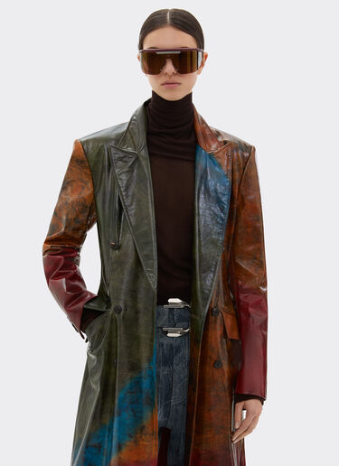Ferrari Misted leather coat Camel 49831f