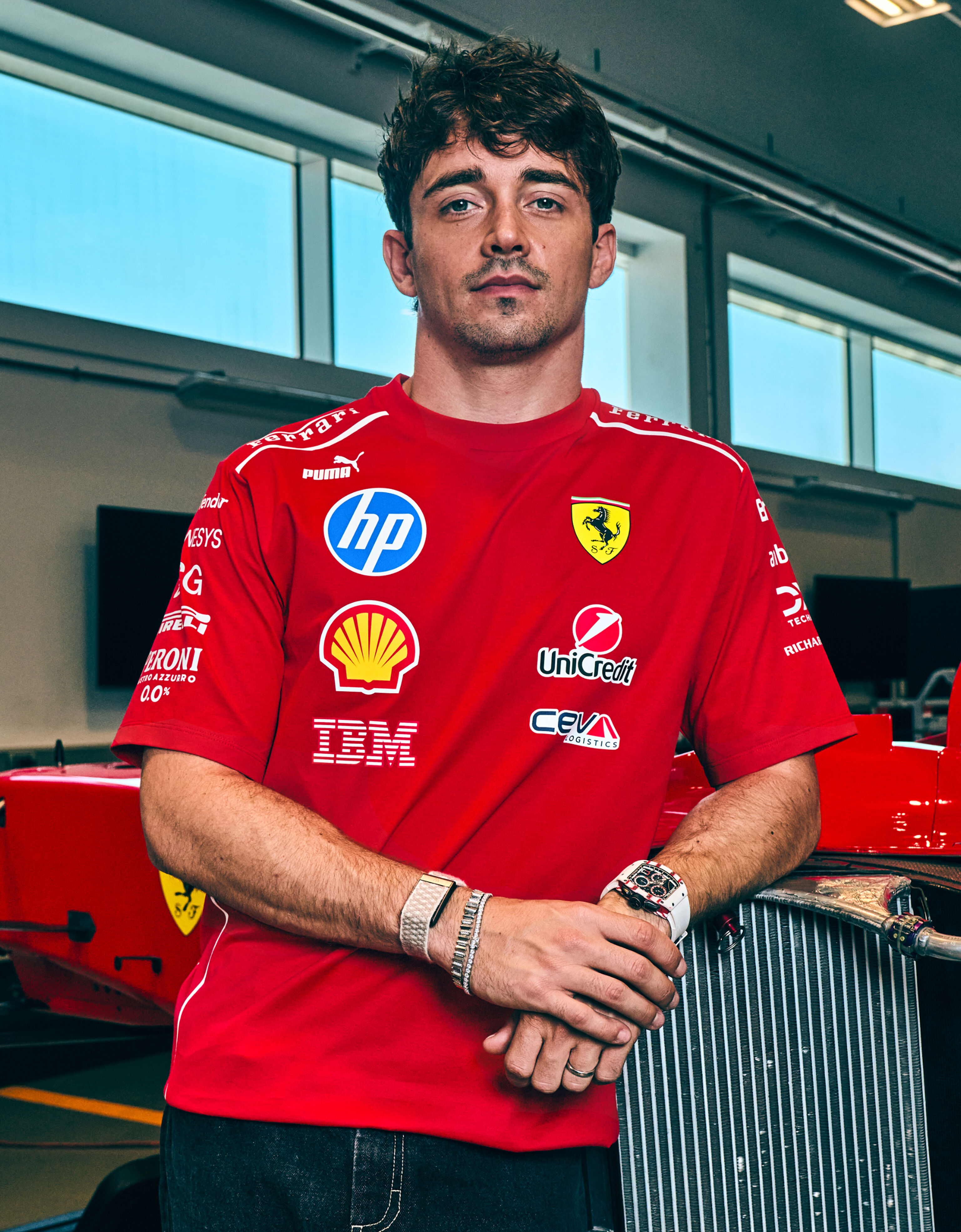 Ferrari Replica T-Shirt for the 2026 Monza Grand Prix in Rosso