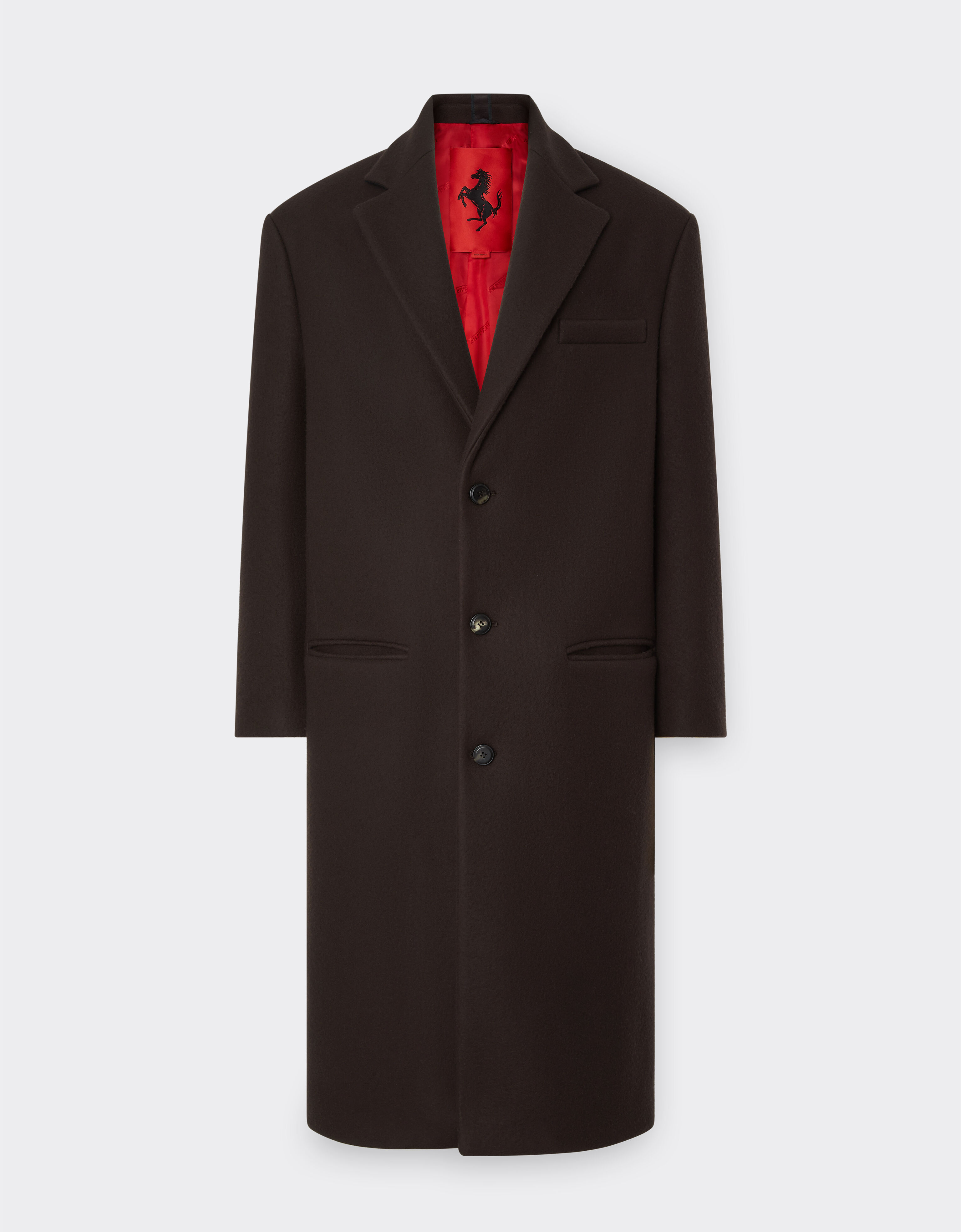 ${brand} Double wool single-breasted coat ${colorDescription} ${masterID}