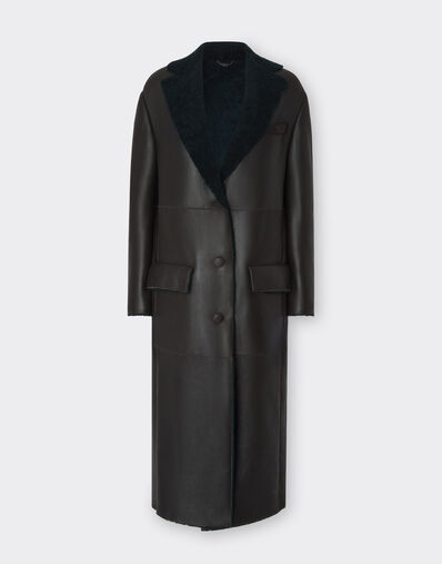 Ferrari Shearling coat Dark Brown 21178f