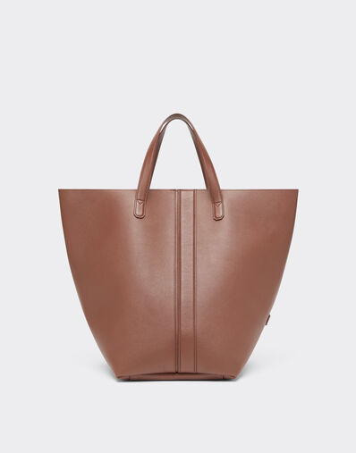 Ferrari Tote bag in smooth nappa leather Black 21976f