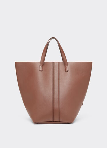 Ferrari Tote Tasche aus glattem Nappaleder Lederfarben 21979f