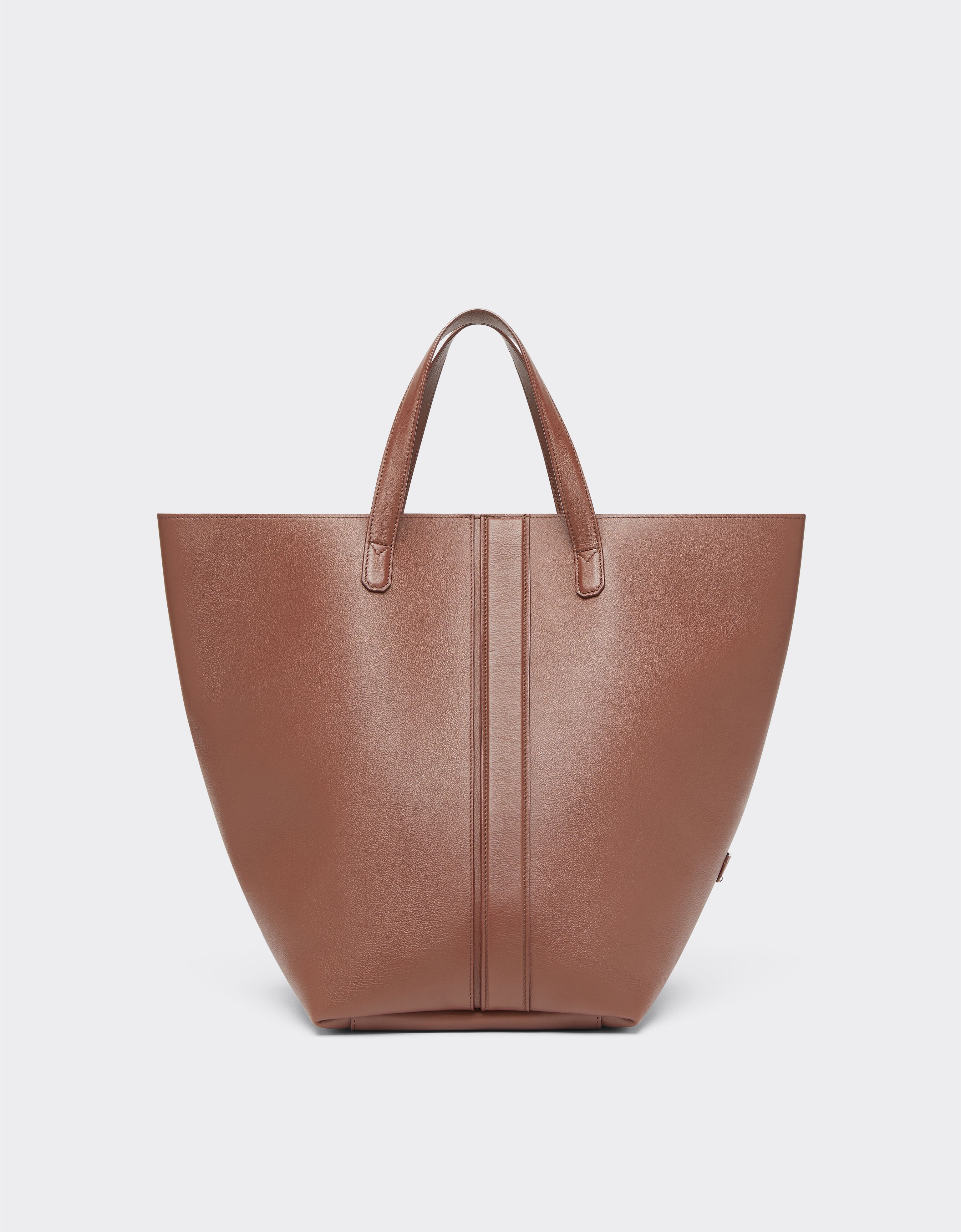 Ferrari Tote Tasche aus glattem Nappaleder Lederfarben 21979f