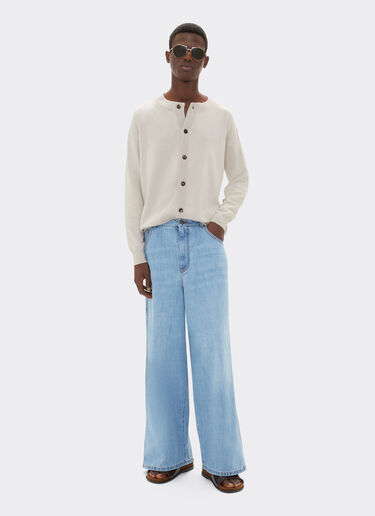 Ferrari Five-pocket denim trousers Light Denim 21828f