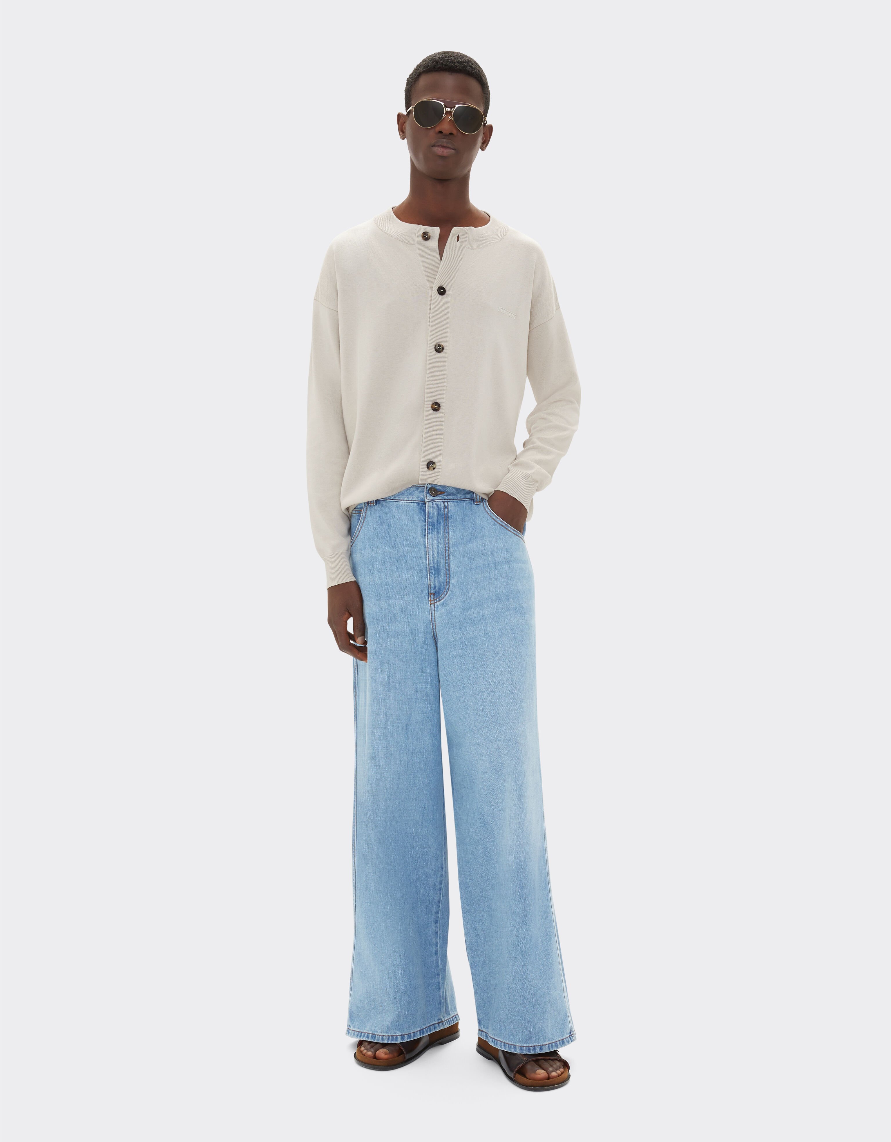 Ferrari Five-pocket denim trousers Light Denim 21828f