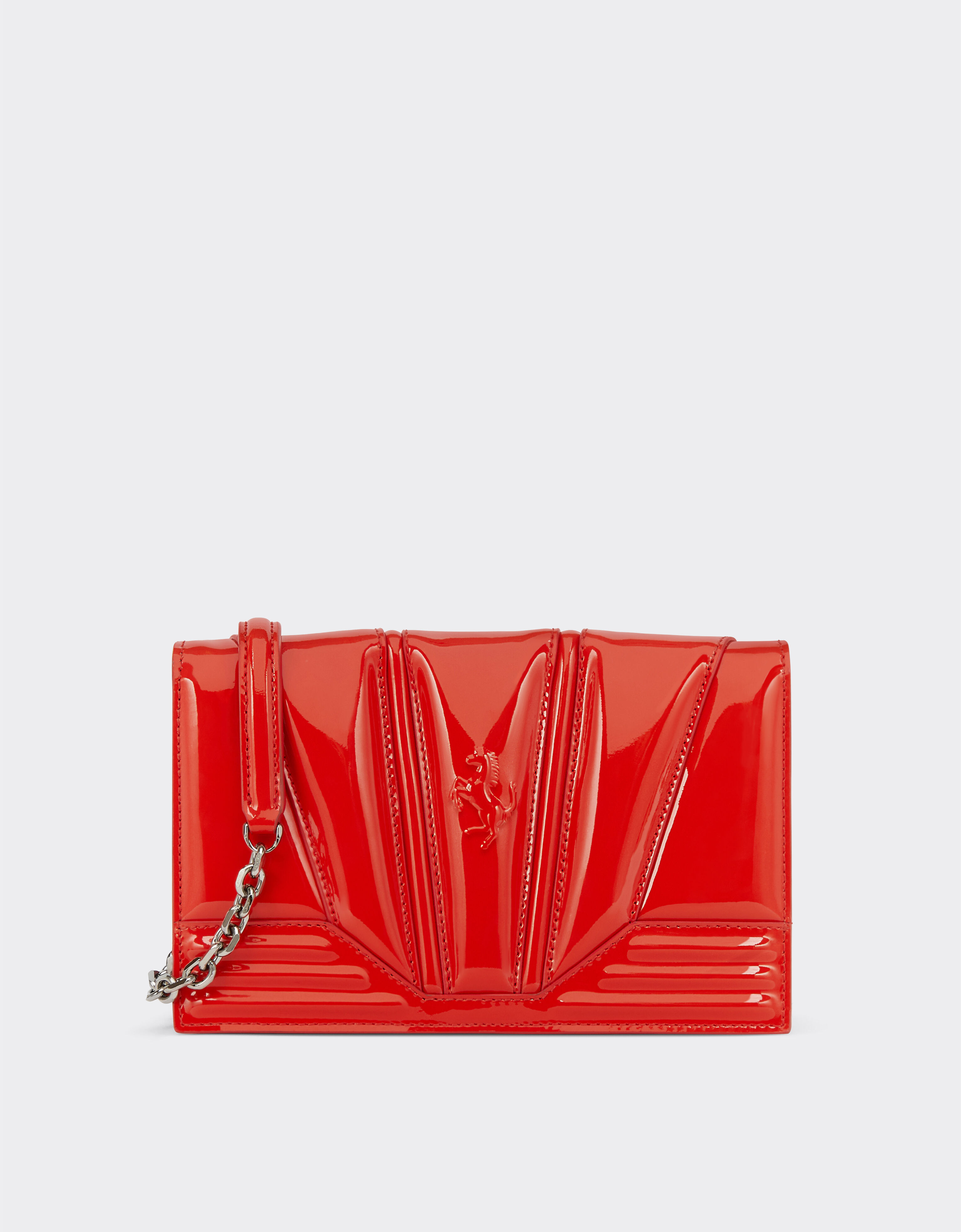 ${brand} Ferrari GT bag in patent leather with chain ${colorDescription} ${masterID}