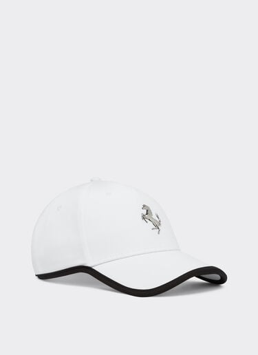 Baseball cap with metal prancing horse Ferrari Baseball cap with metal prancing horse Optical White 20815f