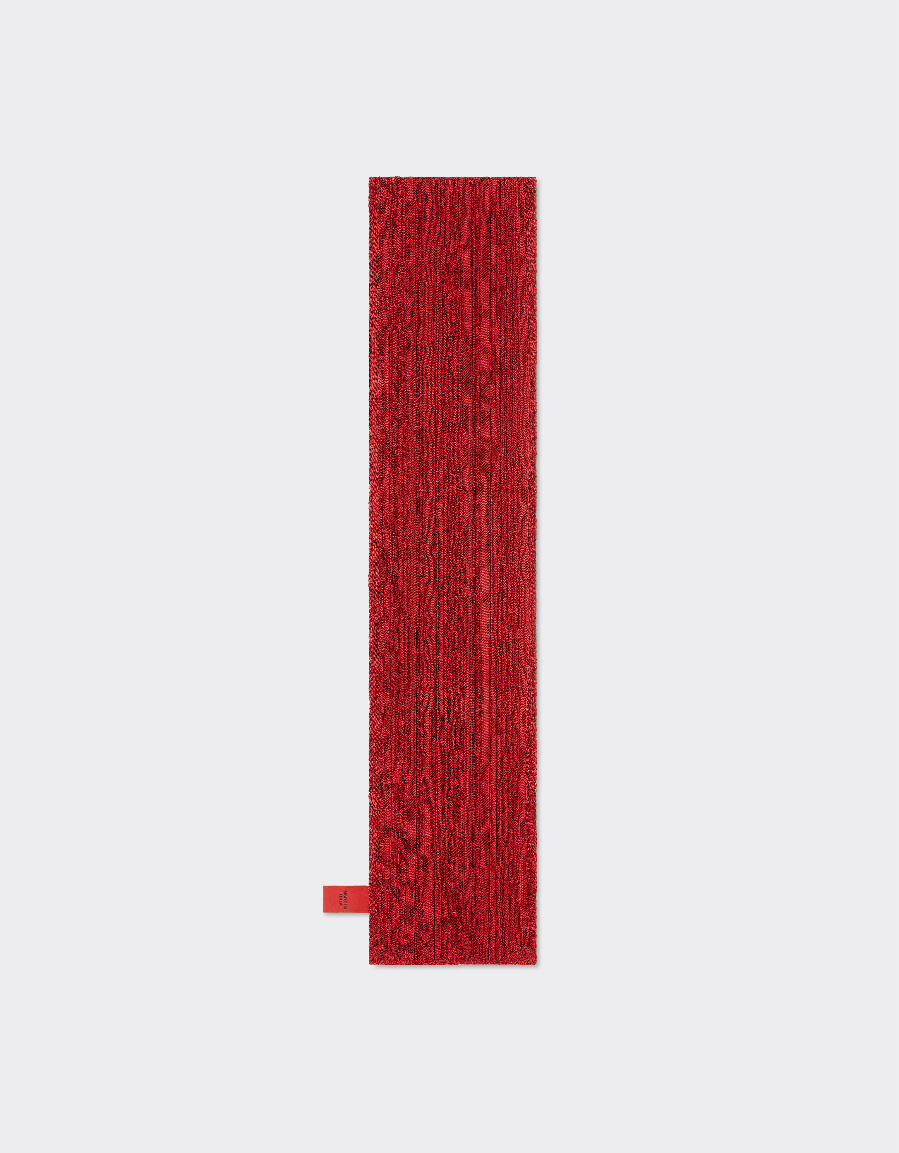 Ferrari Viscose and lurex Shelley scarf Rosso Dino 21946f