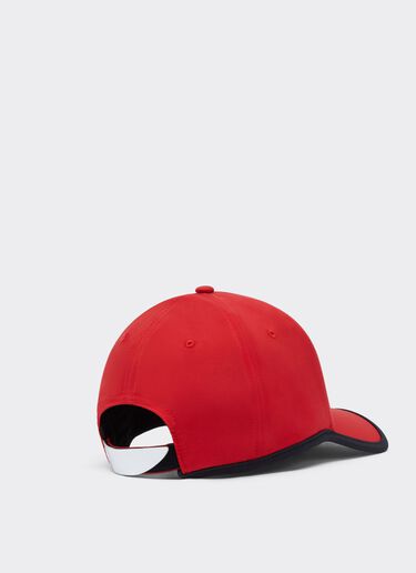 Ferrari Baseball cap con Cavallino Rampante in metallo Rosso Corsa 20815f