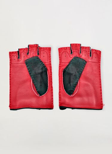 Ferrari Leather driving gloves with Prancing Horse detail Rosso Corsa 47148f