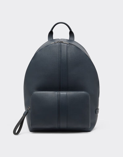 Ferrari Rucksack in tumbled leather Navy 22253f