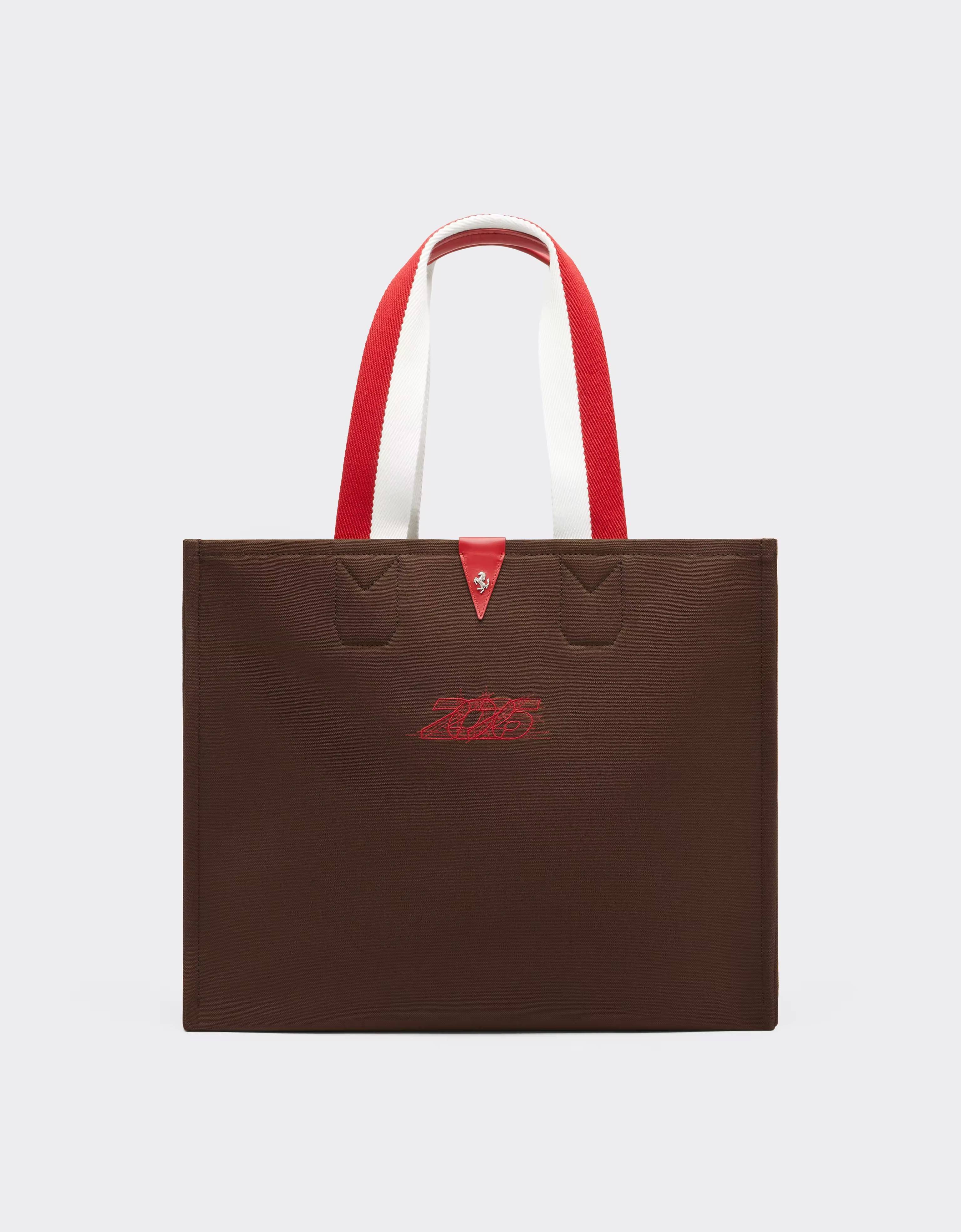 Ferrari Bolso tote Ferrari de lona para el GP de Mónaco 2026 Caffè CBWTO0020YL00008f