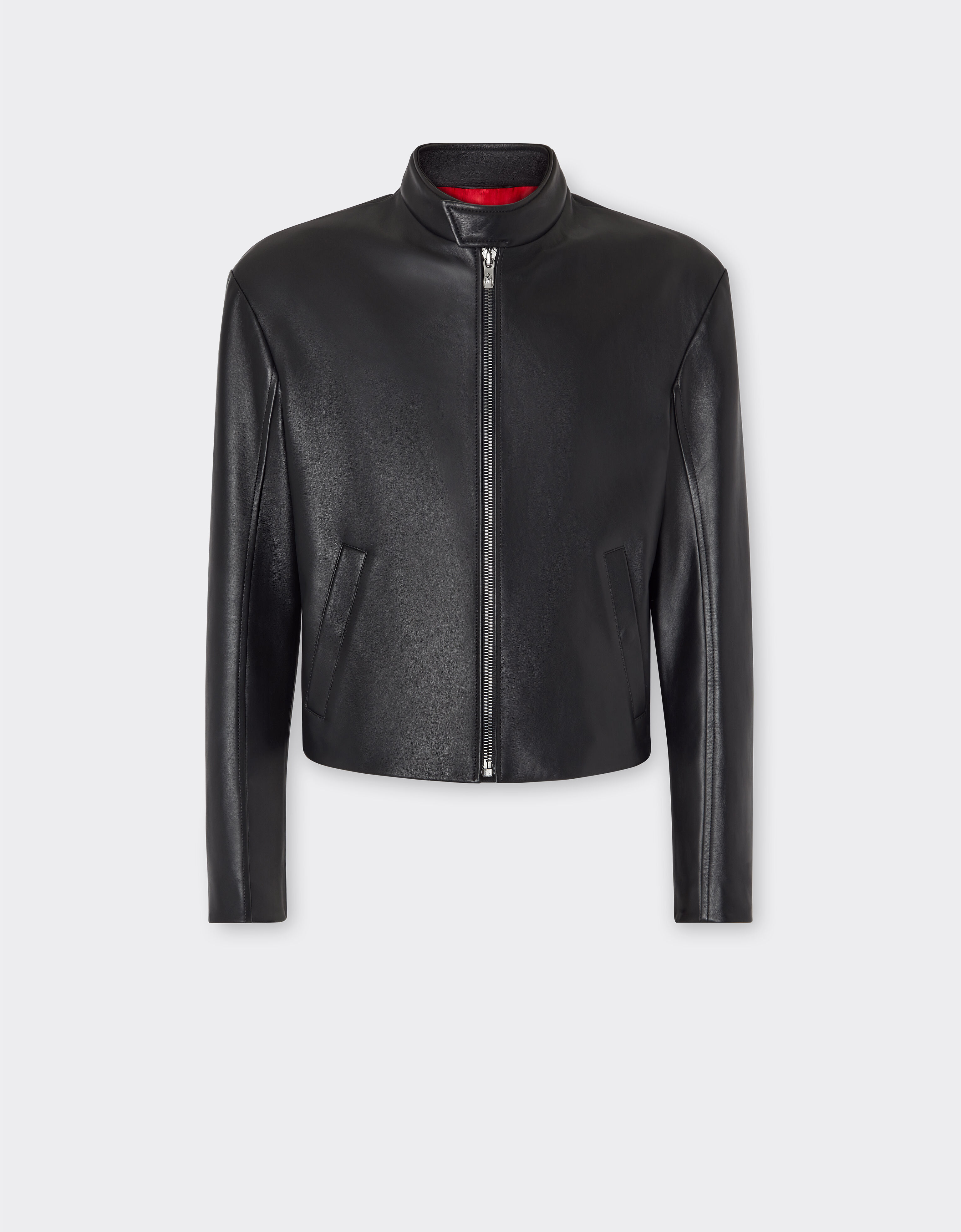 Ferrari Biker jacket in nappa leather Black 21639f