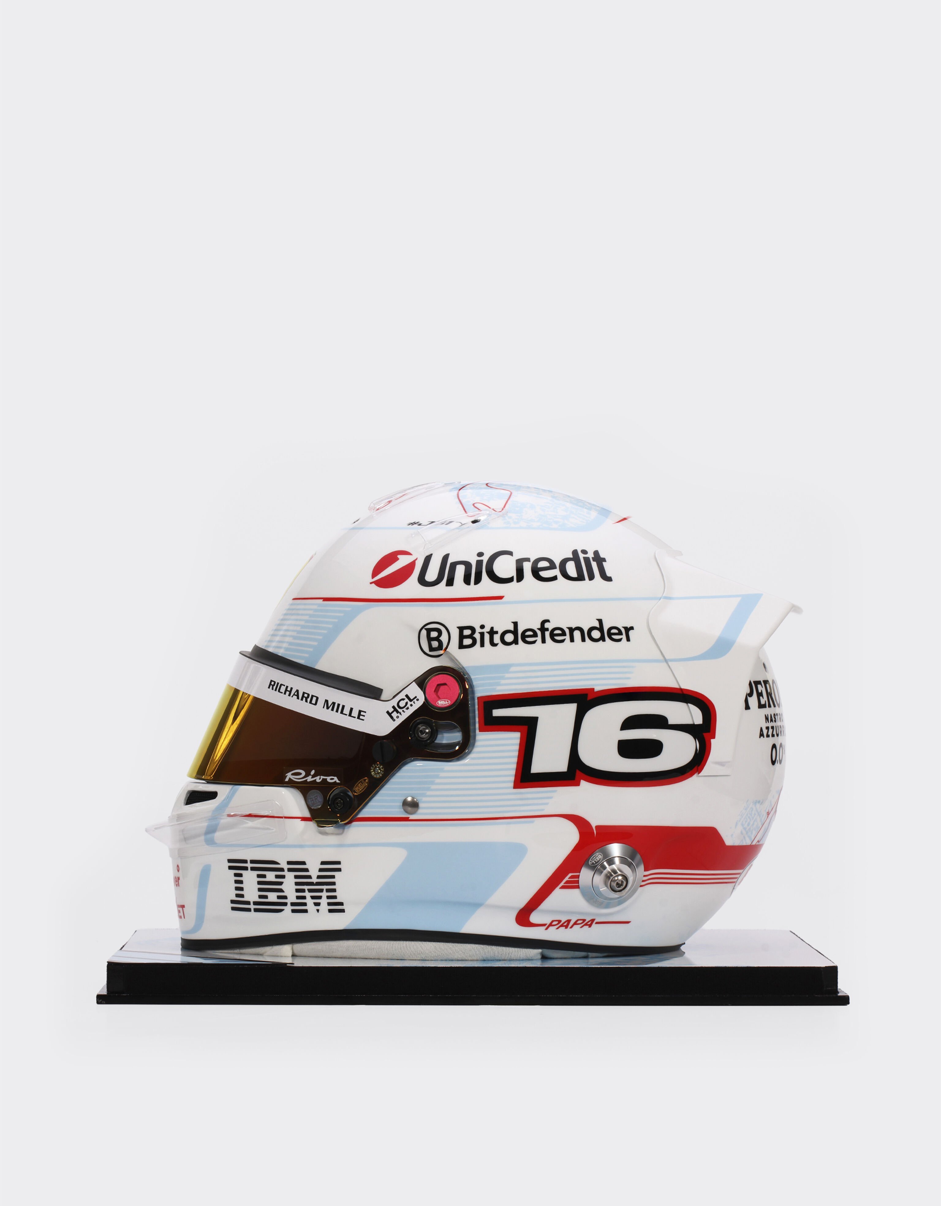 Ferrari Casco Charles Leclerc Monaco Special Edition 2025 in scala 1:1 MULTICOLORE LA07Af
