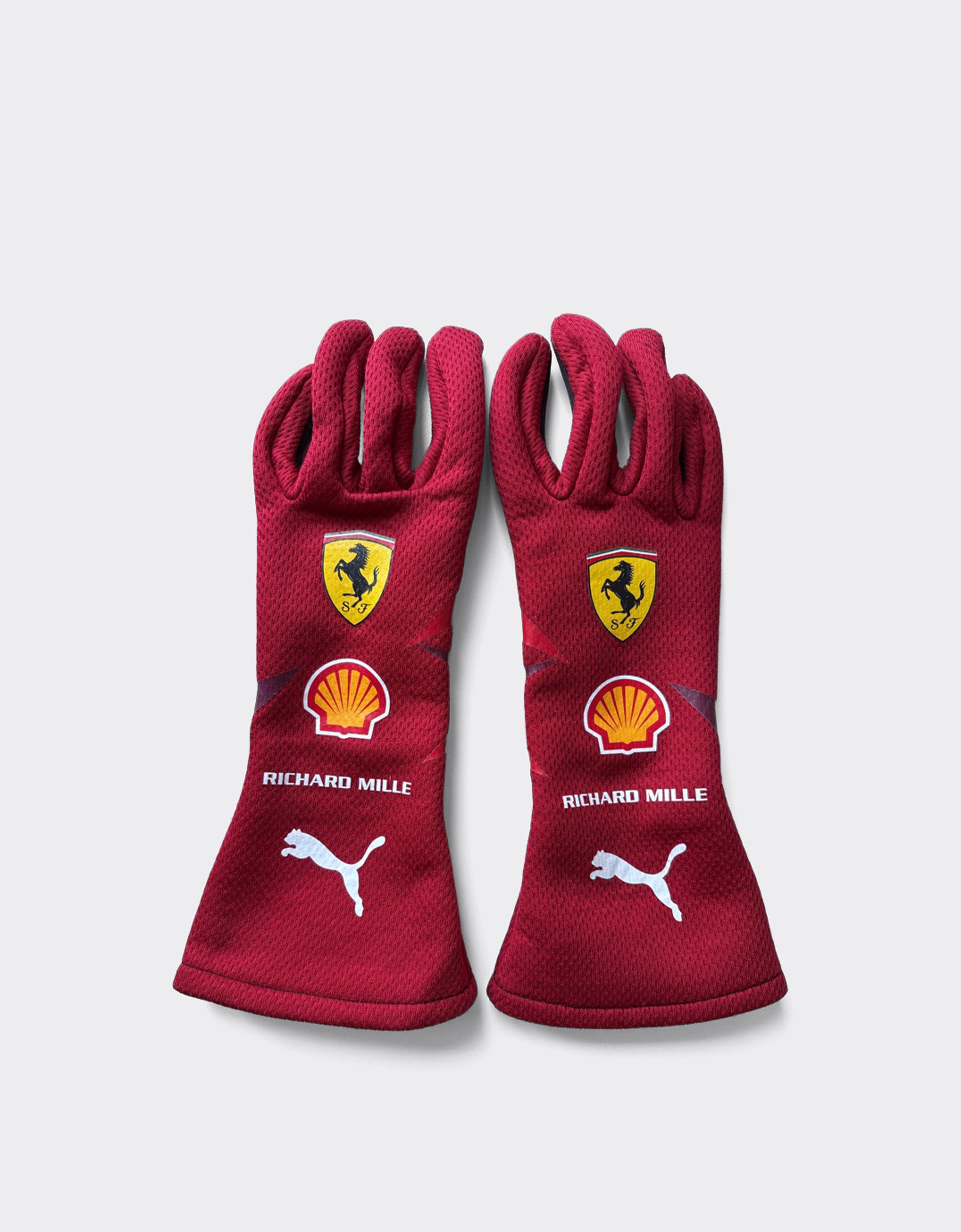 Charles Leclerc Puma for Scuderia Ferrari HP Las Vegas 2025 racing gloves Ferrari Charles Leclerc Puma for Scuderia Ferrari HP Las Vegas 2025 racing gloves Red LA0D2f