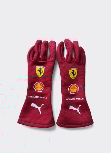 Charles Leclerc Puma for Scuderia Ferrari HP Las Vegas 2025 racing gloves Ferrari Charles Leclerc Puma for Scuderia Ferrari HP Las Vegas 2025 racing gloves Red LA0D2f