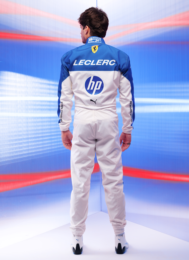 Ferrari Puma for Scuderia Ferrari Charles Leclerc racing suit Optical White LA090f