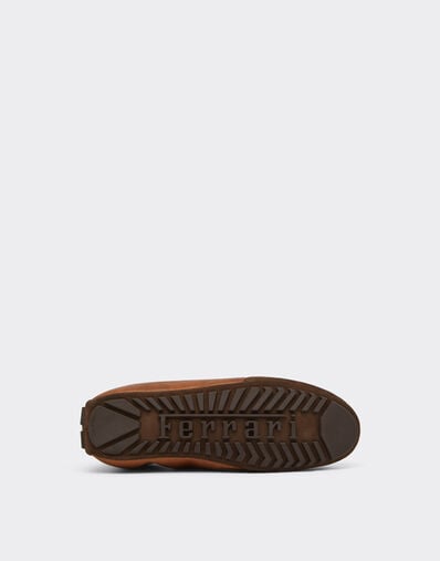 Ferrari Driver sneakers in nylon, suede, and leather Ebony 50768f