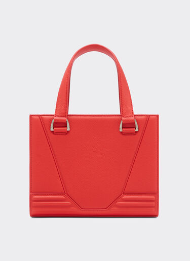 Mini bag in textured leather Ferrari Mini bag in textured leather Rosso Dino 20333f