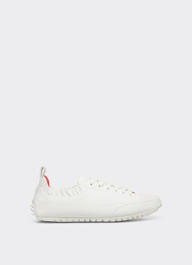 Ferrari Driving trainers in nubuck leather Optical White 22037f