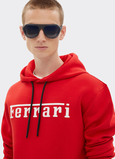 Ferrari Scuba sweatshirt with Ferrari logo Rosso Corsa 47819f