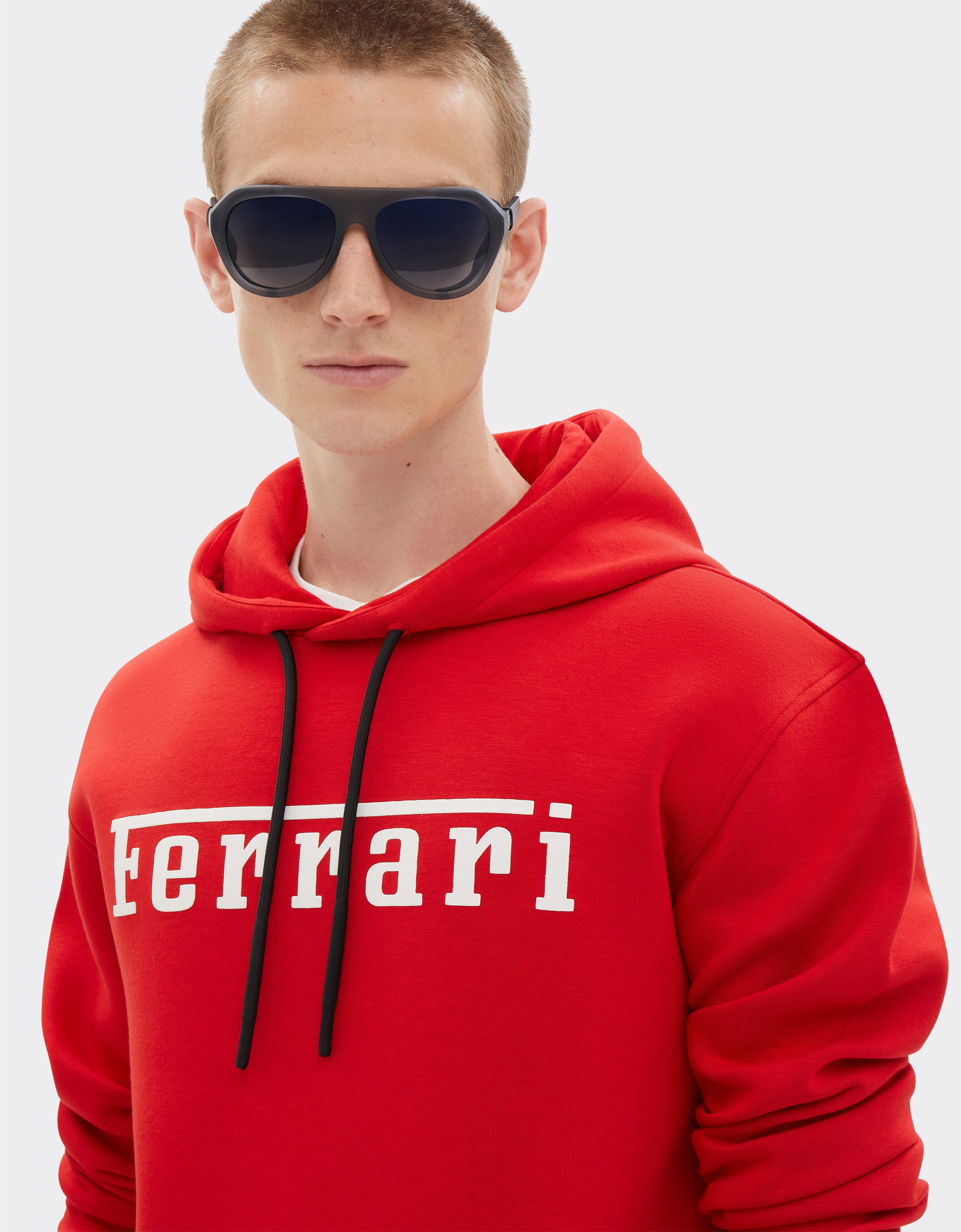 Ferrari Scuba sweatshirt with Ferrari logo Rosso Corsa 47819f