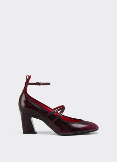 Leather Mary Jane pumps Ferrari Leather Mary Jane pumps Cherry 22732f