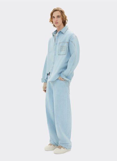 Camisa vaquera Ferrari x Charles Leclerc Ferrari Camisa vaquera Ferrari x Charles Leclerc Denim claro 22265f