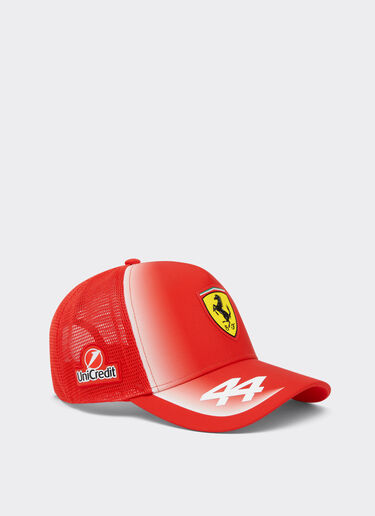 Ferrari Hamilton Replica 2026 PumaTrucker Cap for Scuderia Ferrari HP Rosso LA0HHf