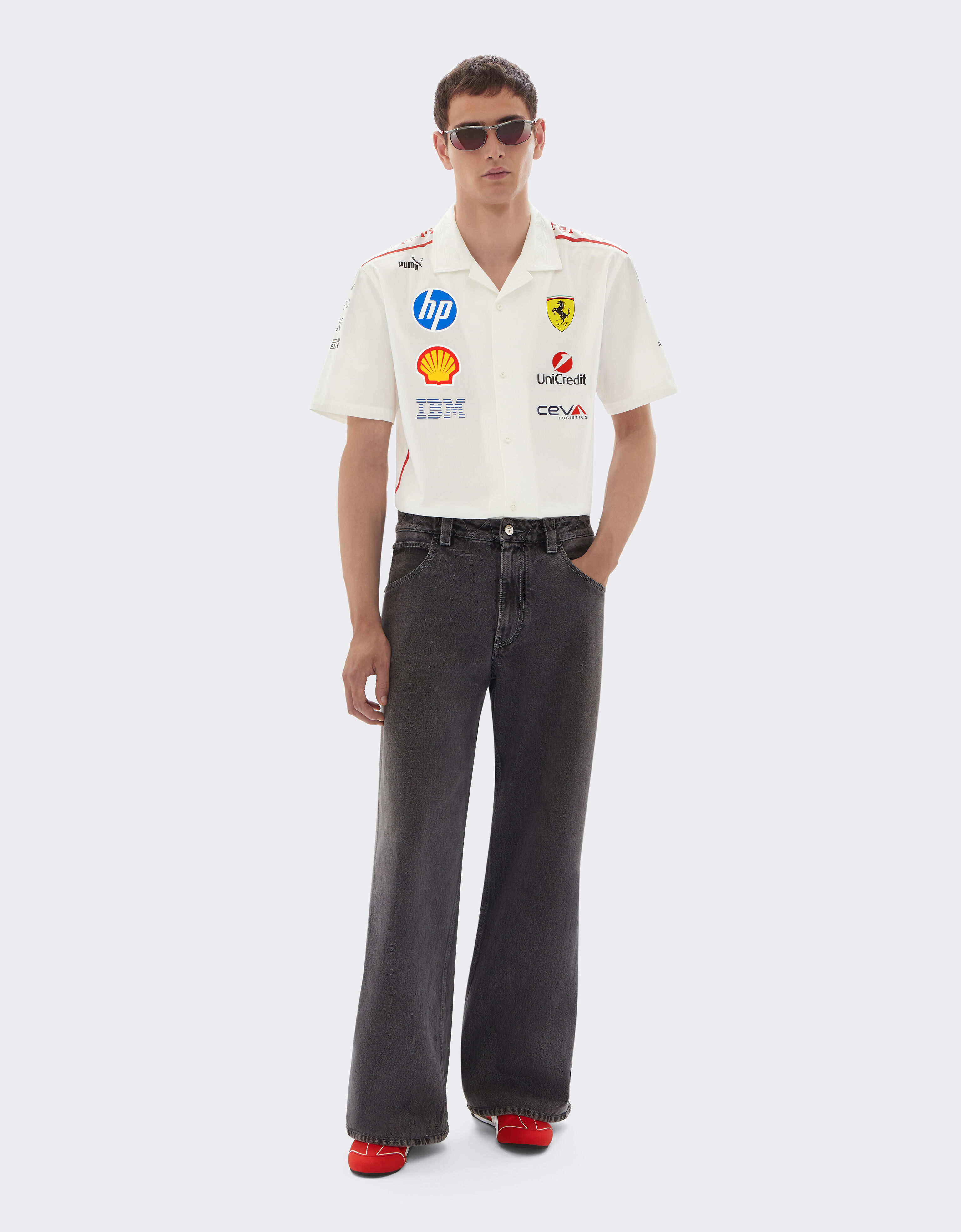 Ferrari Replica Shirt for the 2026 Monza Grand Prix in Bianco