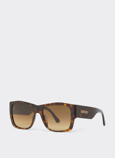 Ferrari Ferrari sunglasses in Havana acetate with polarised brown gradient lenses Tortoiseshell F1264f