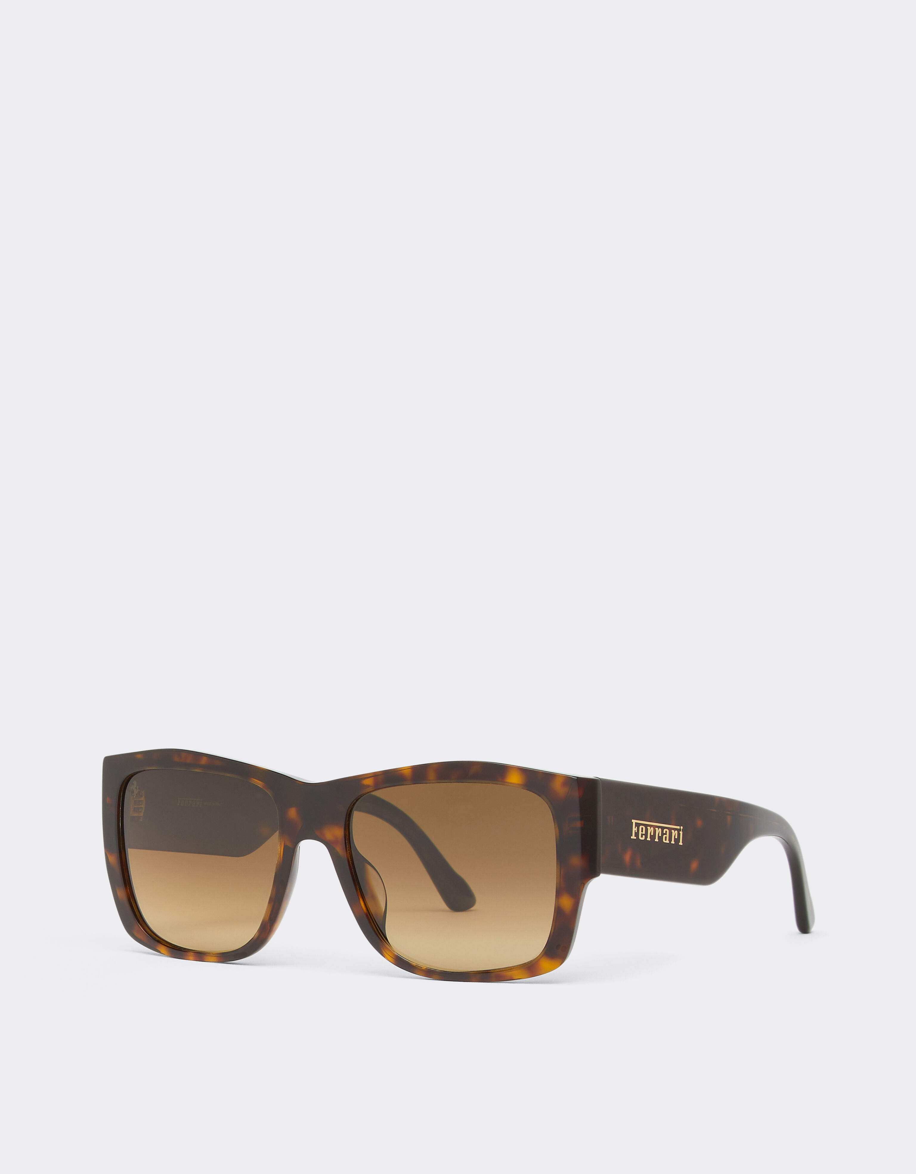 Ferrari Ferrari sunglasses in Havana acetate with polarised brown gradient lenses Tortoiseshell F1264f