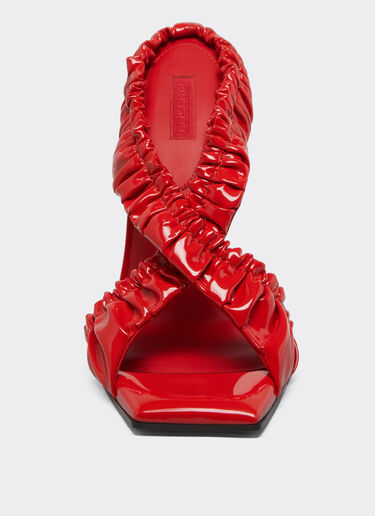 Ferrari High sandals in patent leather Rosso Dino 22025f