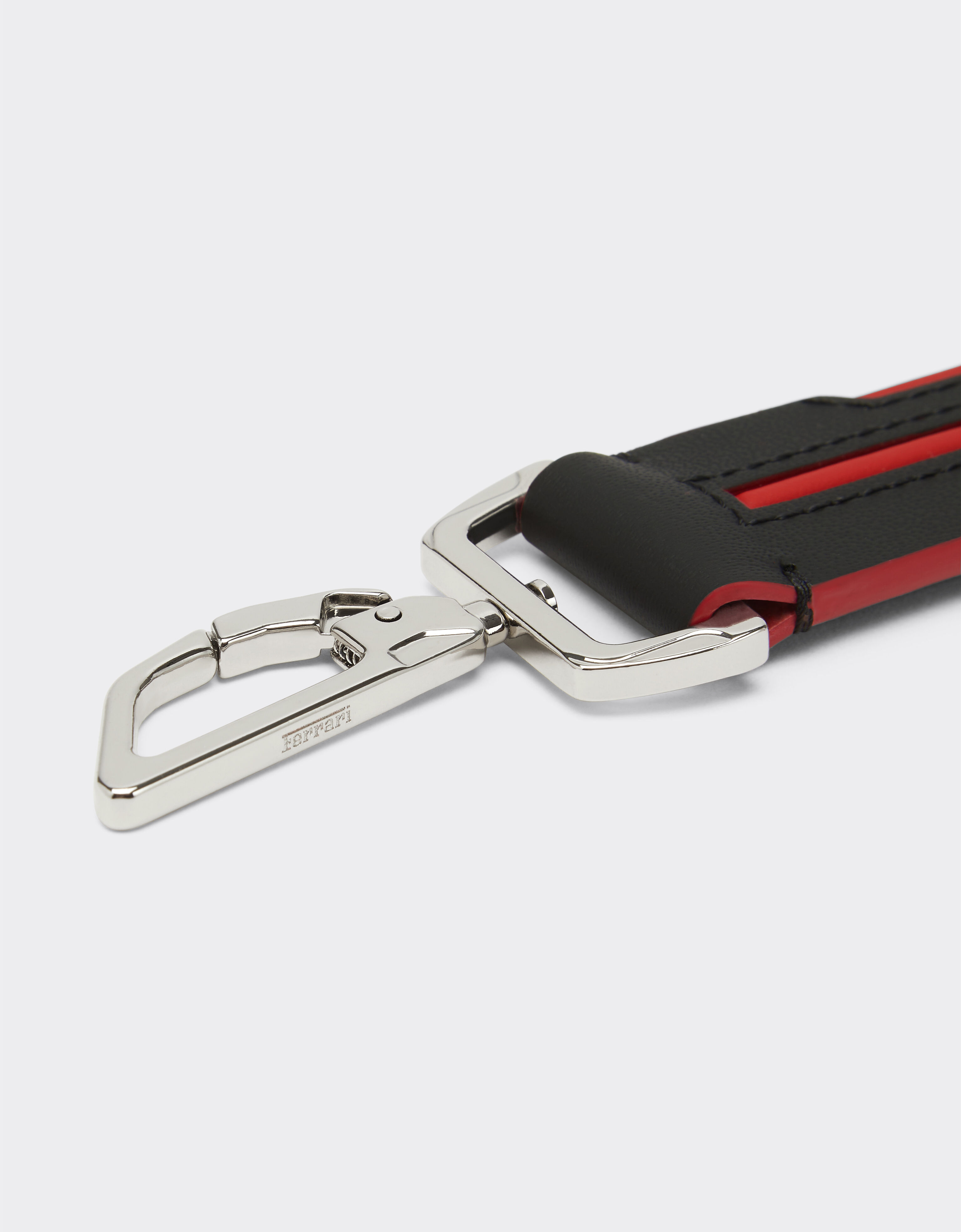 Ferrari Porte-clés Second Life en cuir Noir 47287f