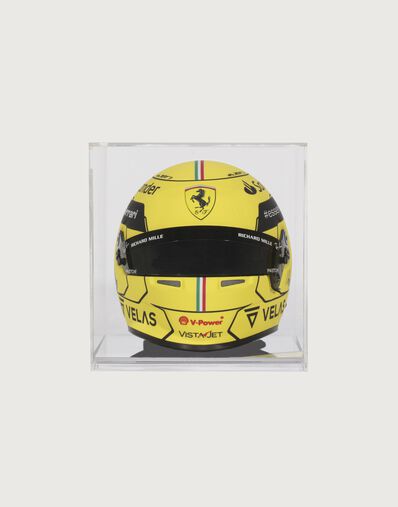 Ferrari Charles Leclerc Giallo Modena Special Edition mini helmet in 1:2 scale Racing red LA00Hf